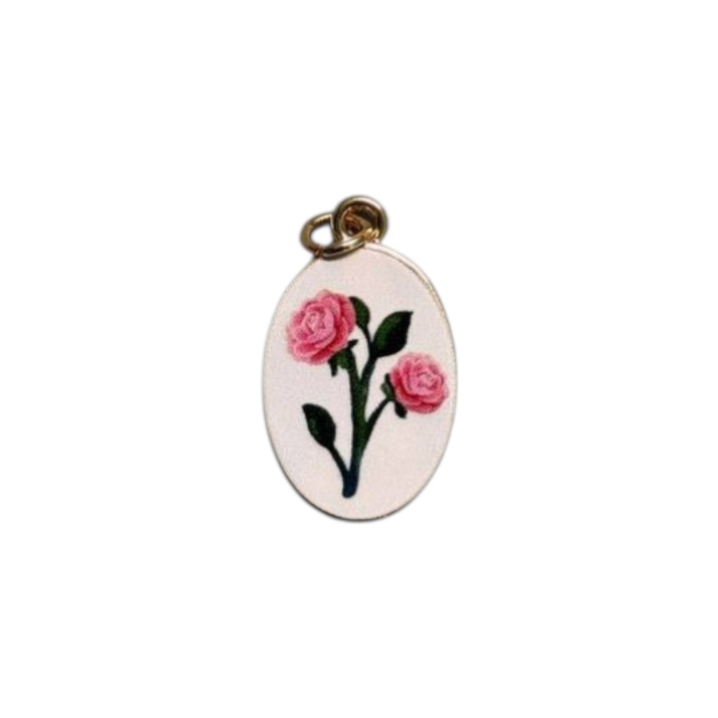Pink Rose Charm