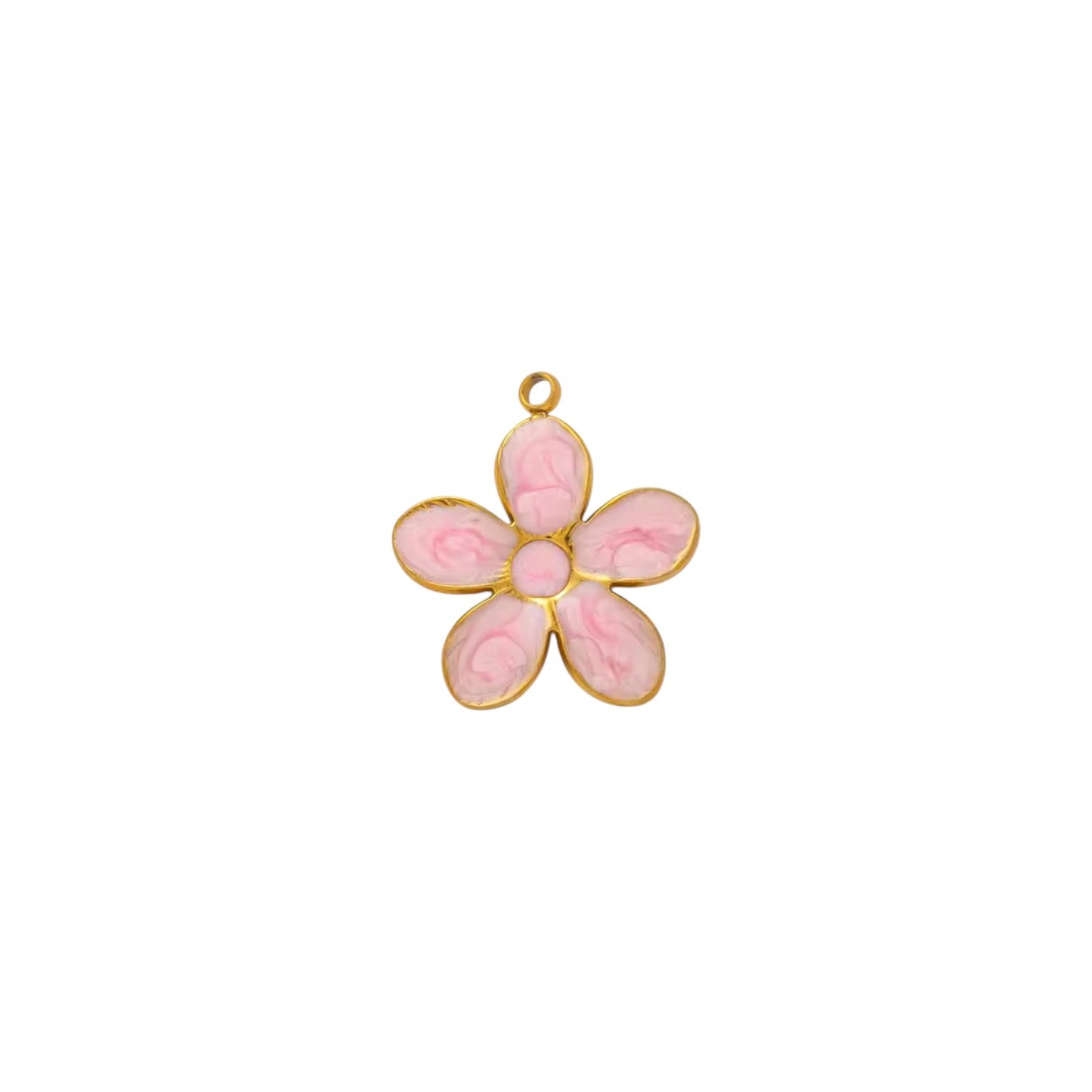 Pink Flower Charm
