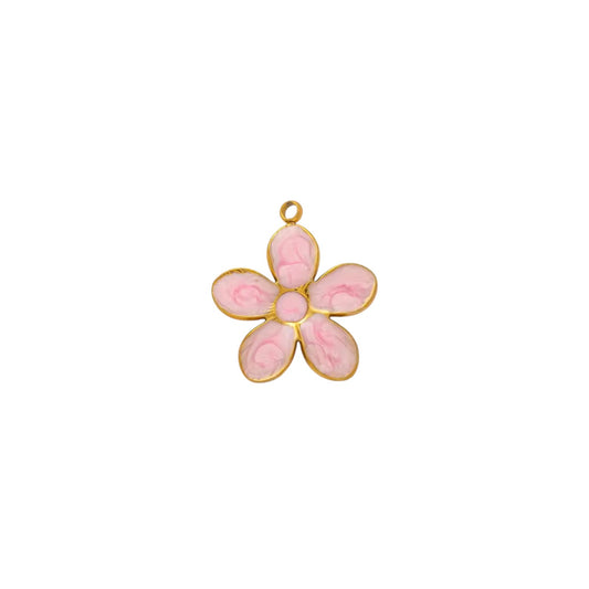 Pink Flower Charm
